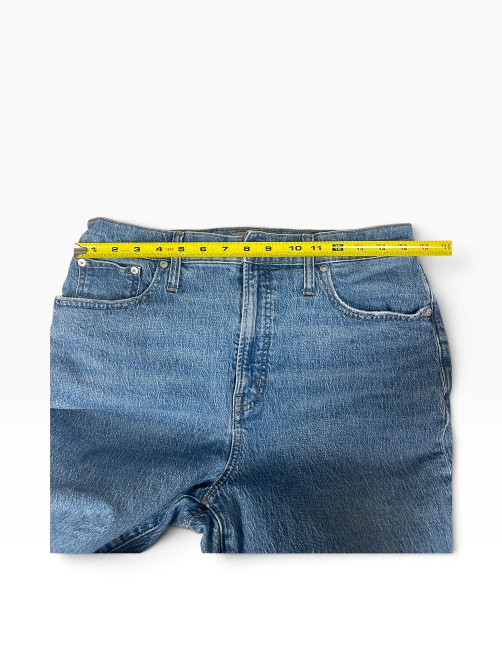 Madewell Blue High-Rise Wide-Leg Jeans
